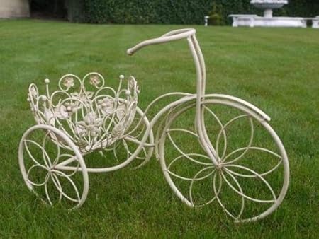 Hunky Dory Gifts Vintage Chic Tricycle Bike Bicycle Flower Planter