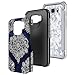 S6 Active Case, TownShop Moroccan Floral Design Hard Impact Dual Layer Shockproof Bumper Case for Samsung Galaxy S6 Active (G890)