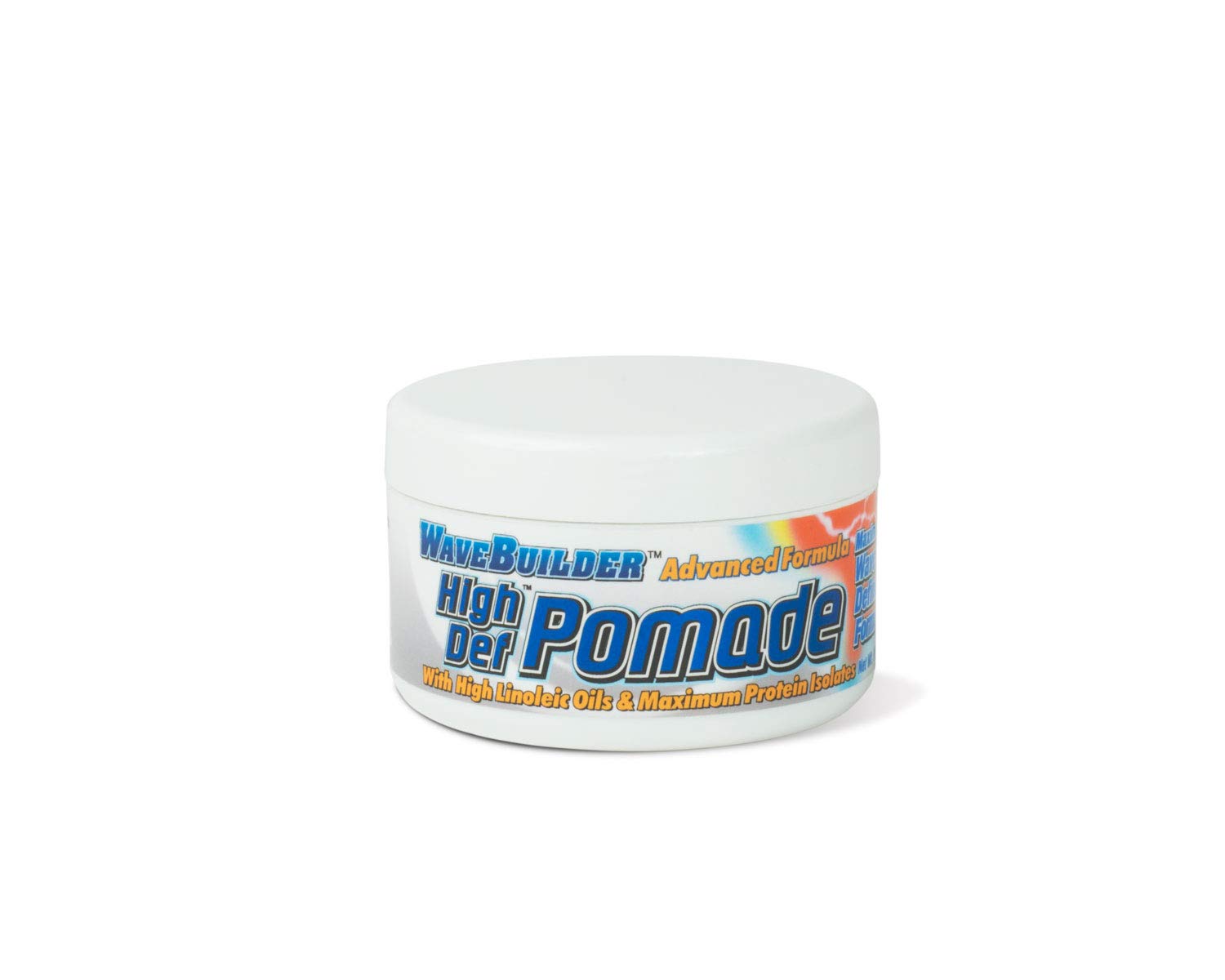 WaveBuilder Advanced Formula High Def Pomade | High Linoleic Oils and Maximum Protein Isolates, 3.5 Oz