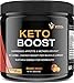 Keto Boost - Ketone Diet Supplement - Patented BHB Salts Performance Complex (Calcium, Sodium, Magnesium) - Boosts Ketosis, Fat Burn, Energy and Focus – Mango Orange – 9 oz