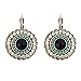 Cool Blue & Cubic Zirconia Drop Earrings