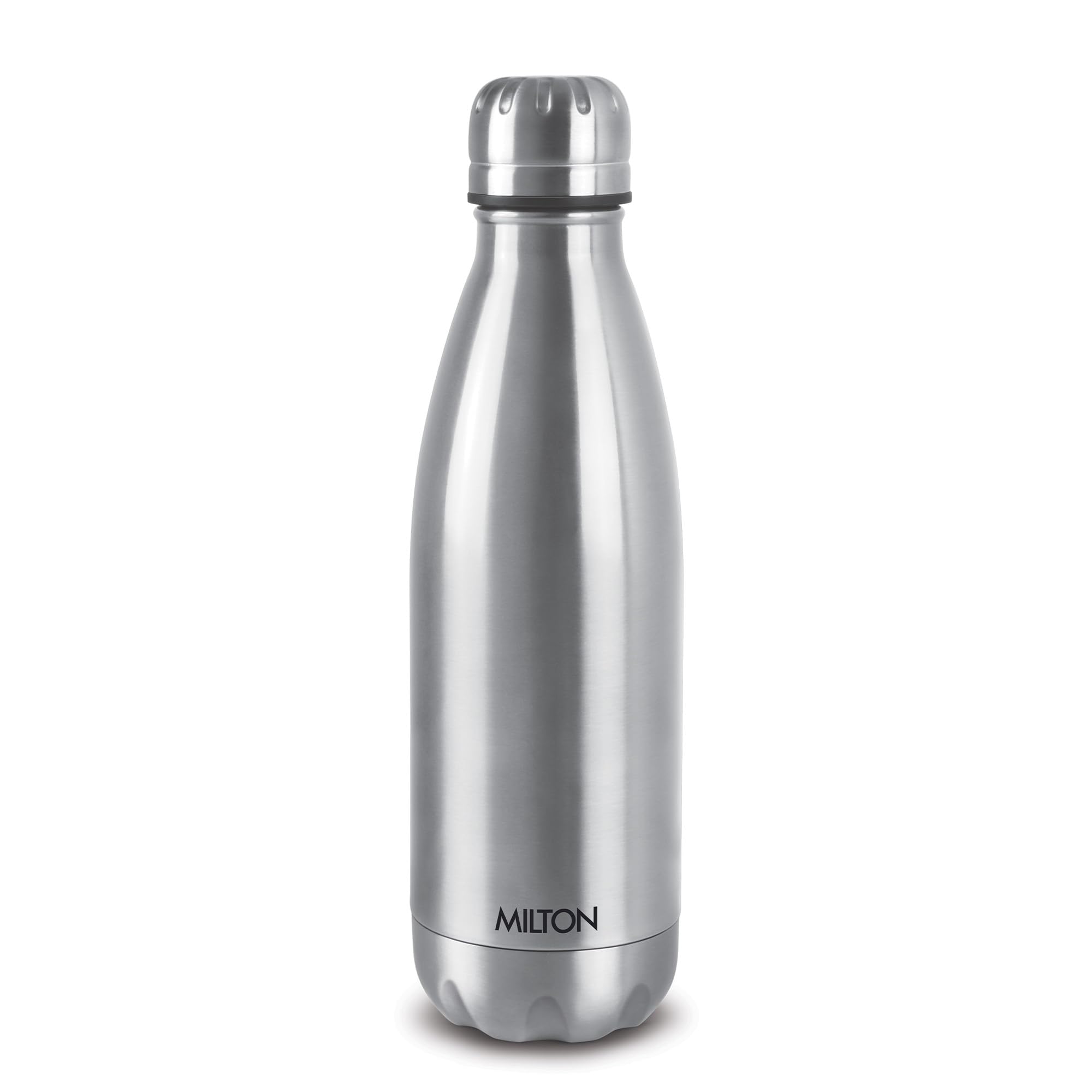 Milton Insulated Water Bottle 750 ml (24 oz), Stainless Steel Double Walled Vacuum for 24 Hours Hot and Cold, Leakproof, BPA Free, Thermosteel Duo DLX 1000 Silver โ image 1