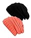 NYfashion101 Exclusive Oversized Baggy Slouchy Thick Winter Beanie Hat - 2 Pa...