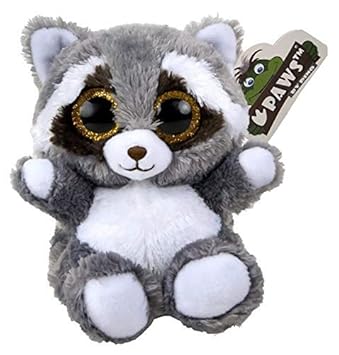 Kuscheltier Waschbär | Plüschtier mit strahlenden glubschi Augen | 13cm hoch