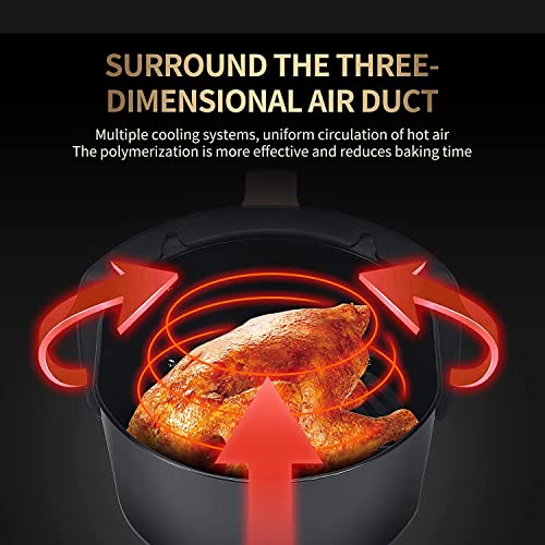 HOUCAE Air Fryer, 4.8 Quart (4.5 Liters) Electric Hot Air Fryers for