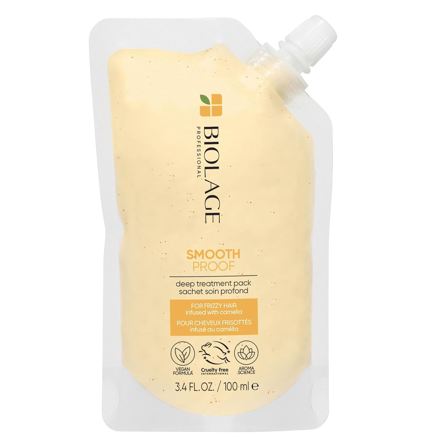 Biolage ,SmoothProof ,Deep Treatment Pack ,Smoothing Deep Treatment Mask ,for Frizzy Hair 100 ml