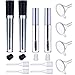 eBoot 8 ml/ 10 ml Empty Mascara Tube Eyelashes Tube Eyelash Cream Container Bottle with Wand Rubber Inserts Funnels Transfer Pipettes for Mascara Castor Oil DIY
