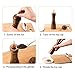 Pepper Grinder – 2 pcs Pepper Mill, Ceramic Mill with Strong Adjustable Solid Wooden Grinder (8 inch) by TOPODO