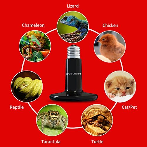 BYB 150W 110V Ceramic Infrared Heat Emitter Brooder Coop Pet Infrared Lamp Bulb Build A