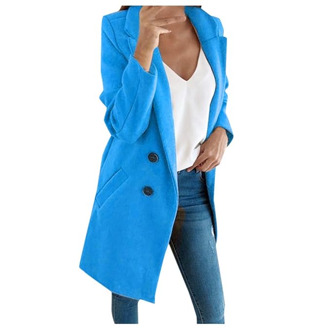 Pandaie Womens Windbreaker Wool Parka Trench Coat Long Plus Size Lapel Elegant Slim Fit Winter Jacket Cardigan Overcoats #womens #snowboard #jackets #uk Pandaie Womens Windbreaker Wool Parka Trench Coat Long Plus Size Lapel Elegant Slim Fit Winter Jacket Cardigan Overcoats