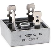 50A 600V Power Bridge Rectifier Metal Case Diode Bridge Control Single-Phase KBPC5006