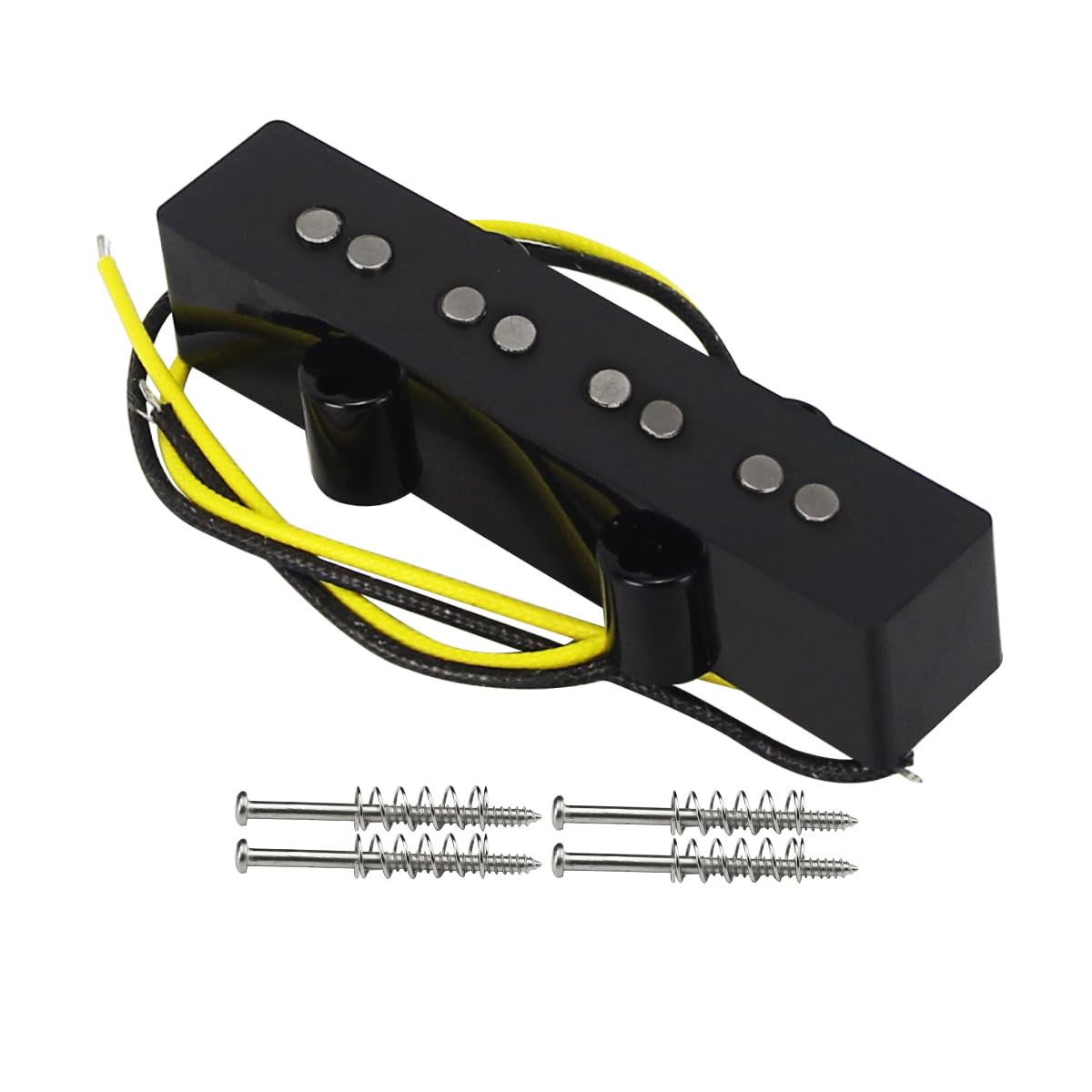 FLEOR Alnico 5 JB Bass Pickups Bridge Pickup Fit 4 Strings JB Bass Guitar Pickup Part
