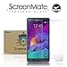 iloome New Samsung Galaxy Note 4 ScreenMate Light 0.10 mm thickness Real Tempered Glass 9H Hardness Premium Screen Protector with Oleophobic Coating