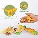 Coogam 18PCS Realistic Mini Dinosaur Figures Toy Play Set Assorted Plastic Small Dino Cake Toppers Birthday Decoration Figurines Party Favors Gift for Kids