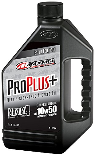 Maxima Racing Oils 30-19901 Pro Plus+ 10W-50 Synthetic Motorcycle Engine Oil - 1 Liter