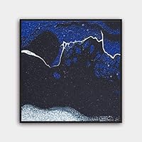 Framed Canvas Wall Art Abstract Canvas Prints Home Artwork Decoration for Living Room,Bedroom - 16x16 inches