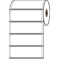 24 rolls of 3" Wide x 1" High Direct Thermal Compatible Labels for ZEBRA QL320, QL420, QLn320, QLn420, ZQ620 and ZQ630 Mobile Printers, 3/4" core, 2 3/8" Diameter, 550/roll, with perf and Timing Marks