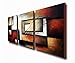 ARTLAND Modern 100% Hand Painted Abstract Oil Painting on Canvas 