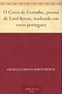 Livro O Cerco de Corintho, poema de Lord Byron, traduzido em verso portuguez