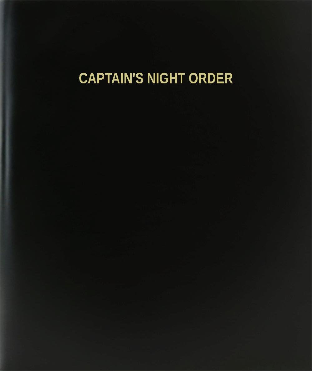 BookFactory Captain's Night Order Log Book/Journal/Logbook