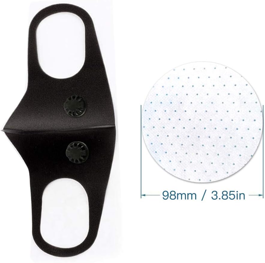 Mayyou Reusable Waterproof Particulate Respirator Mask Anti Air Pollution Mask with Exhalation Valve Face Protection