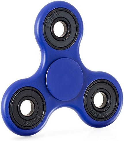 Worldov Tri-Spinner Fidget Toy, Fidget Spinner, Hand Spinner - Helps Focusing - for Extremely Fast and Long Spin Times - ABS, Non 3D