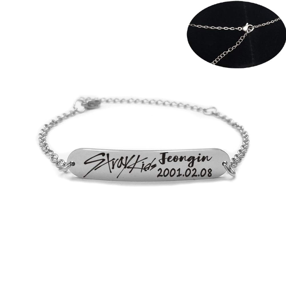 Youyouchard Kpop Straykids Straykids I am WHO Bracelet Wristband Straykids Signature Bracelet Adjustable Fashion Jewelry