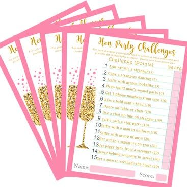 Hen Party Triple Games Pack Pink 3 Hen Party Games 20 Bridal Shower Advice, Who Knows Bride Best - Image 4
