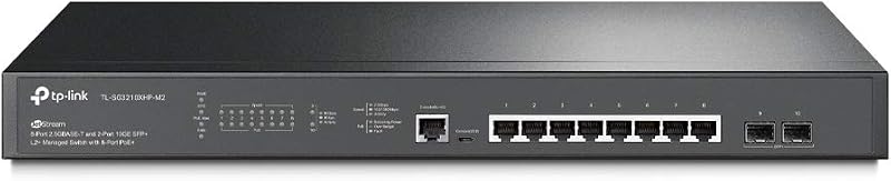 TP-Link TL-SG3210XHP-M2 JetStream 10 Port Managed PoE+ 2.5Gbps Switch