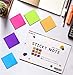 Scheful Sticky Notes 3x3 Inch 6 Bright Color 100 Sheets/Pads Colored self-Stick Notes