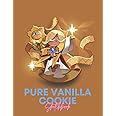 Pure Vanilla Cookie Sketchbook: Cookie Run Kingdom Sketch Book, Perfect Size 8.5x11 inch, 120 Pages, Gifts For Drawing, Sketching, Dooling and Painting