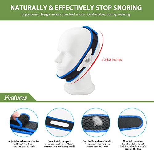 image for VERYCOZY Snoring Solution Stop Snoring Chin Strap, Anti Snoring Chin S