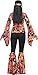 Smiffys Women Willow the Hippie Adult Sized Costume, Multi-colour, M - US Size 10-12