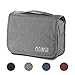 Travel Hanging Toiletry Bag-Toiletry Kit-Bathroom Storage Bag-Shower Bag-Large Traveling Cosmetic Makeup bag for Men and Wome（Gray）