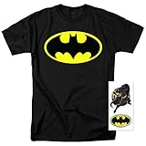 Batman Classic Logo T Shirt & Stickers