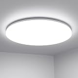 Lepro 24W LED Ceiling Light IP54 Bathroom Bright 2400lm Daylight 5000K Ø28CM