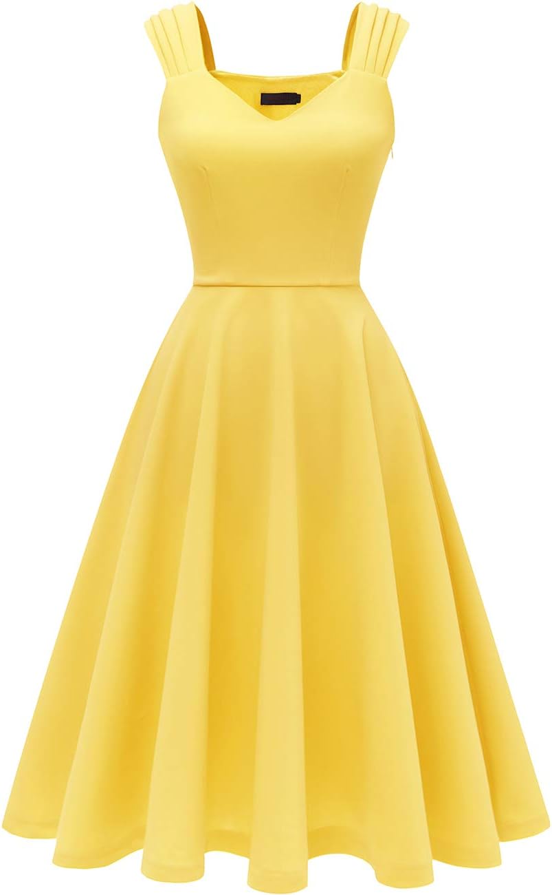 Women Vintage Tea Dress for Cocktail Party, Modest Aline Dresses, Church & Prom