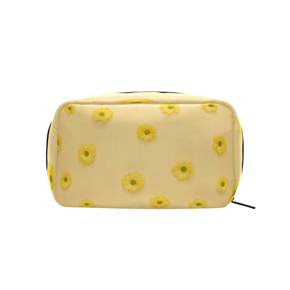 yellow toiletry bag