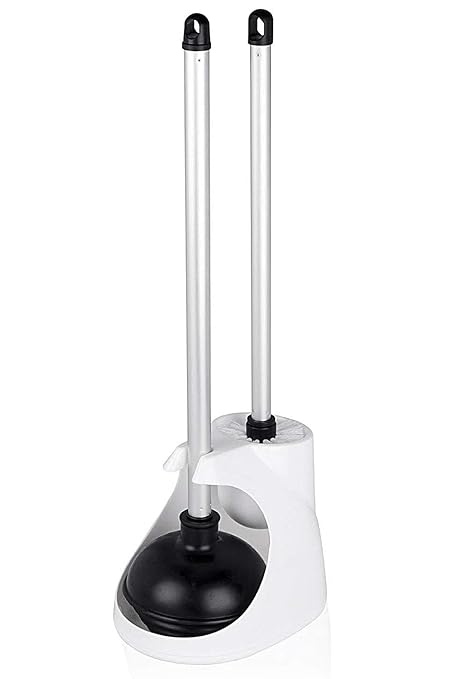 Amazon Com Neiko 60167a Toilet Plunger And Brush Combo Caddy Set