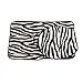 ULTNICE 3pcs Zebra Bathroom Mat Flannel Lid Toilet Cover Set