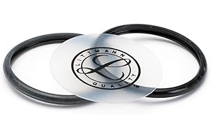 3M Littmann Stethoscope Spare Parts Kit – Classic II Infant Diaphragm Assembly, Includes Black & Gray Rim, Floating Diaphragm, 40013