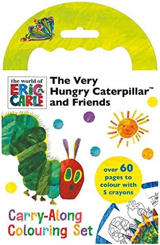 The Very Hungry Caterpillar Childrens Carry Along Colouring Set Activity Gift