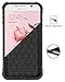 BENTOBEN Galaxy S6 Case, 2 in 1 Luxury Glitter Bling Hybrid Slim Hard PC Cover with Sparkly Shiny Faux Leather Chrome Shockproof Protective Case for Samsung Galaxy S6 G920, Rose Gold