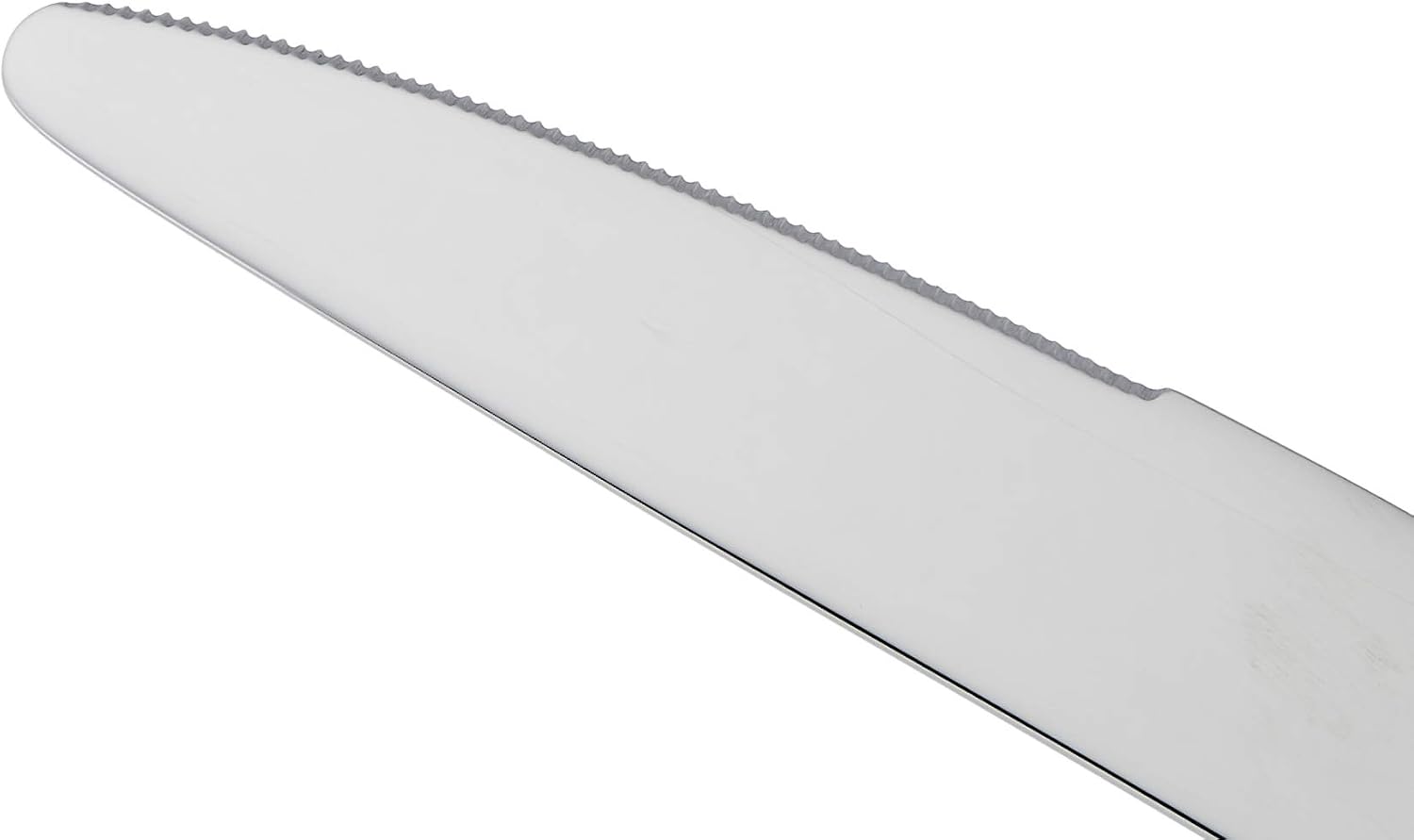 Amazon Basics Stainless Steel Dinner Knives With Round Edge, Pack of 12, Silver - Image 5
