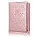 ACdream Passport Holder and Vaccine Card Holder Combo, Cover Wallet, Leather Travel Documents Organizer Protector, RFID Blocking, for Women/Men