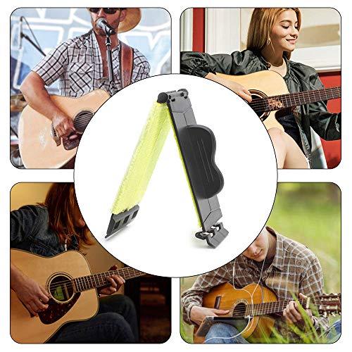 SAPHUE Guitar String Cleaner Clean Fretboard Cloth Tool Scrubber for Cleaning Maintenance Care