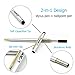Magic-T Stylus Pen, Stylus Pens for Touch Screens, 10pcs Universal 2 in 1 Capacitive Styli Ballpoint Pen Tablet Stylus Pen for iPad, iPhone SE 6/7 Plus Samsung Galaxy S7 S6,All Touch Screen Devices