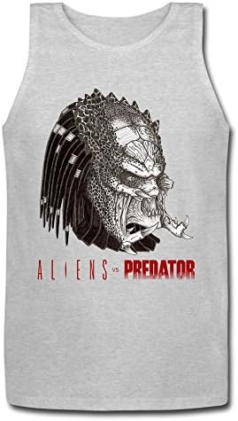 PingAnShu Men 100% Cotton alien vs. predator Tank Top Tshirts
