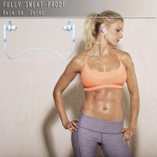 MTR LUX Bluetooth Headphones, Best Noise Cancelling Sweatproof Wireless Earbuds with Mic, Innovative Secure Design & Comfortable Fit for Exercise and Running, perfect for iPhone, Samsung, Android & TV