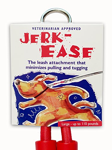 Jerk-Ease Bungee Dog Leash Attachment - Large Red